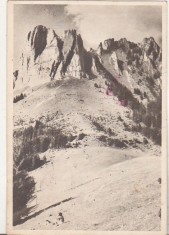 bnk cp Masivul Ceahlau - Vedere - circulata 1956 - Libraria noastra