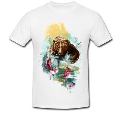 Tricou &amp;quot; Urs si peste &amp;quot; foto