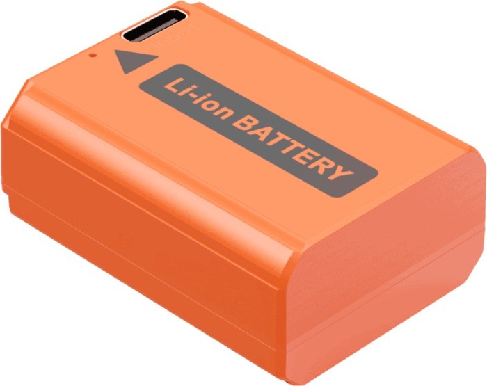 SmallRig 4965 NP-FW50 USB-C Rechargeable Camera Battery Orange