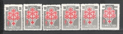 Iugoslavia.1989 Marci de binefacere-Crucea Rosie SI.675 foto