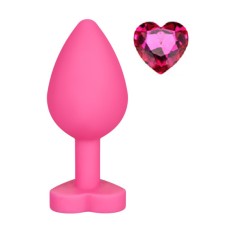 Dop Anal Brighty, Small, Silicon, Roz/Roz, Mokko Toys