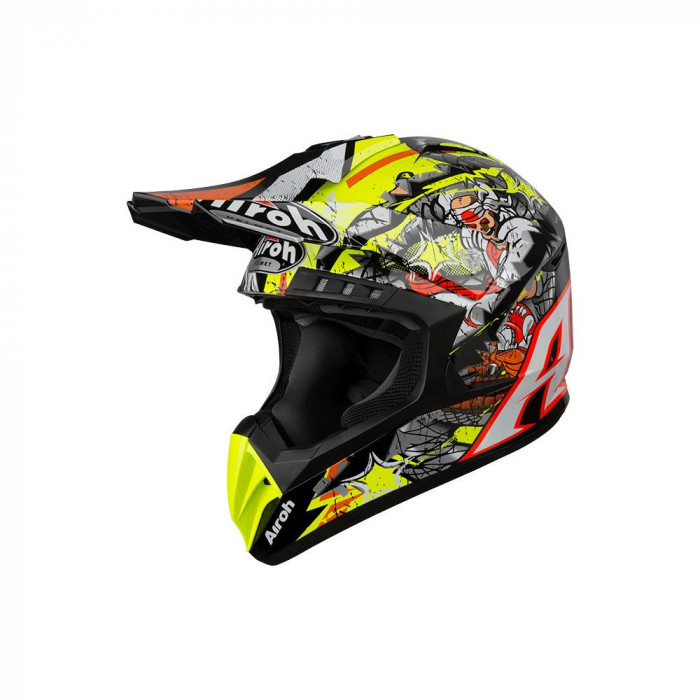 Casca motocross/enduro Airoh Switch Pirate, marime M, multicolor Cod Produs: MX_NEW SWPI17M