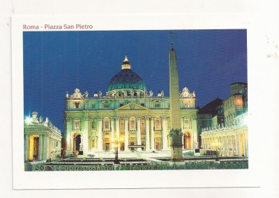 FA61-Carte Postala- ITALIA - Roma, Piazza San Pietro, necirculata foto