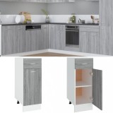 vidaXL Dulap inferior cu sertar &ldquo;Lyon&rdquo; gri sonoma 30x46x81,5cm