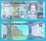 Insulele Cayman (pick 38) 1 Dollar 2010 UNC; St&acirc;nca "The Bluff"