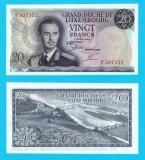 Luxemburg (pick 54) 20 Francs 1966 aUNC+ serie: F507352