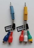 Adaptor audio-video Jack 3,5 mm la RCA mamă