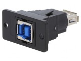Adaptor USB A la USB B SLIM 3.0 Aurit Metal