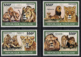 TOGO 2010 - Fauna, lei / serie completa MNH, Nestampilat