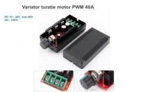 PWM HHO Regulator variator controler turatie motor 10-50V 40A foto