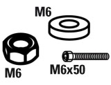 Set suruburi pentru kitul Menabo Fix Point 502