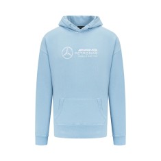 Mercedes AMG Petronas hanorac de bărbați cu glugă Retro blue F1 Team 2023 - XXL