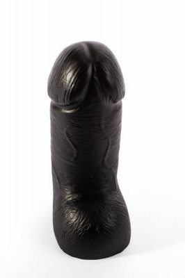 Simon - Dildo gigantic, negru, 31 cm foto