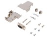 Conector D-Sub 15 Pin Mamă Negru pentru Lipire pe Cablu