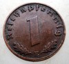 B.031 GERMANIA 1 REICHSPFENNIG 1937 E, Europa, Bronz
