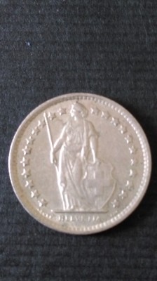 1/2 FRANC 1963 ELVETIA foto