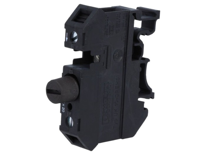 Conector cu siguranțe 12mm, 2 borne