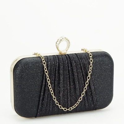 Geanta clutch neagra BJH-22705 05 foto