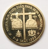 PROBA 100 LEI 1999 . VIZITA PAPEI IN ROMANIA . ALAMA .