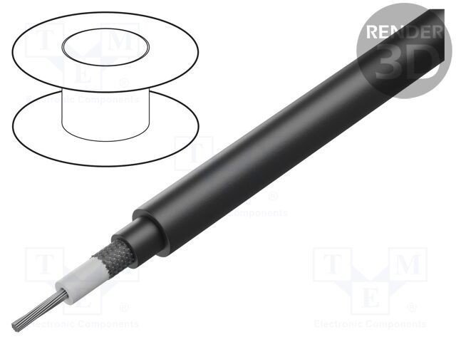 Cablu coaxial RG178B/U litat CCS FEP transparent 1,81mm LAPP