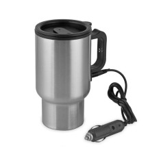 Cana Termos Pentru Masina, APF &reg;, Conectare La Priza Masinii, 400 ml, Inox