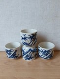 Lot de 4 cupe ceramică pentru ceai