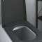 Capac WC cu eliberare rapidă &icirc;nchidere lentă antracit duroplast