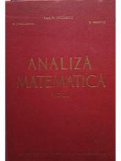 M. Nicolescu - Analiza matematica, vol. 1 (Editia: 1966) foto