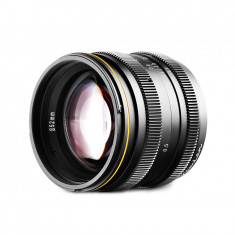 Obiectiv KamLan 50mm F1.1 negru pentru camere Mirrorless Fujifilm FX foto