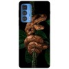 Husa compatibila cu Motorola Edge 20 Lite model Boa Snake, Silicon, TPU, Viceversa, Transparent, Carcasa