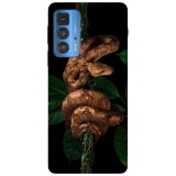Husa compatibila cu Motorola Moto G71 5G model Boa Snake, Silicon, TPU, Viceversa, Transparent, Carcasa