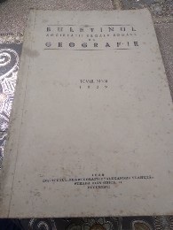 F. Buletinul Societati Regale Romane de Geografie 1929 foto