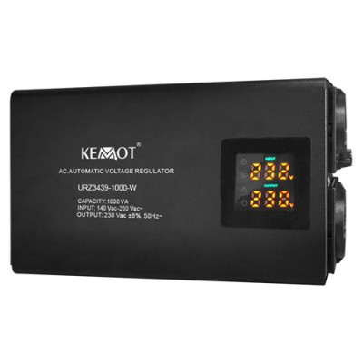 STABILIZATOR TENSIUNE AUTOMAT 1000VA PERETE KEMOT foto