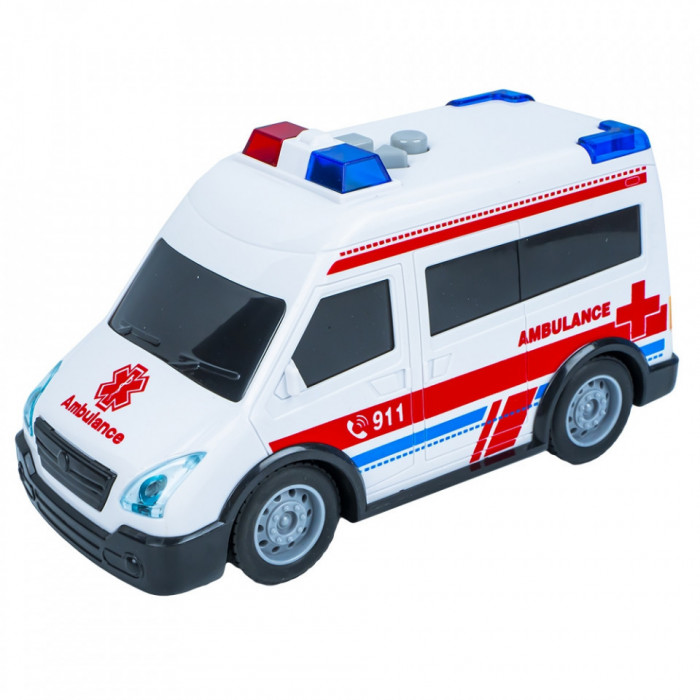 Ambulanta, cu lumina și sunet, 5-7 ani, 3-5 ani, 7-10 ani, Băieți