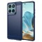 Husa pentru Motorola Edge 60 Fusion / Edge 60, Techsuit, Carbon, Albastra