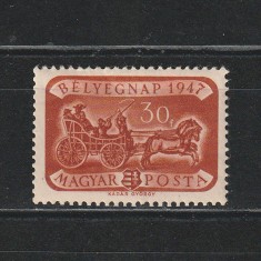B&eacute;lyegnap 20. (Ziua Marcii Postale 20) LP1047 Ungaria 1947