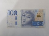 Suedia 100 Kronor 2015 Noua,Rara