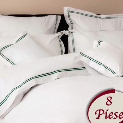Lenjerie de pat bumbac 100% 8 piese (8pcs14) foto