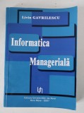 Informatica Manageriala, Liviu Gavrilescu