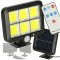 Lampa solara LED cu telecomanda si senzor de miscare IP65 120 LED