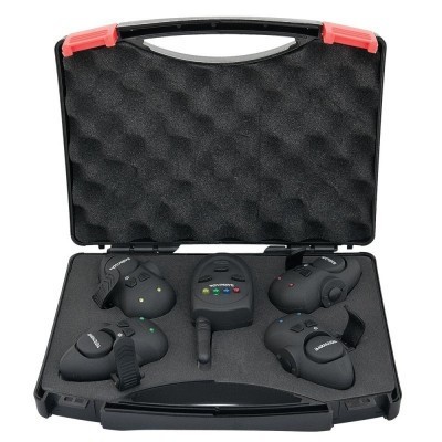 Set avertizoare wireless Baracuda SG-V1 + receptor, 4 buc/set, negru foto
