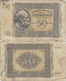 1941 , 50 drachmai ( P-M14 ) - Grecia