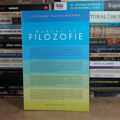 MARIA FURST - MANUAL DE FILOZOFIE , HUMANITAS , 2006 foto