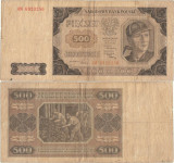 1948 (07-01), 500 złotych (P-140b.1) - Polonia