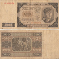 1948 (07-01), 500 złotych (P-140b.1) - Polonia