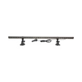 Bara LED stroboscopica 82cm cu ventuze, 60W, 10-30V, galben, 15 moduri iluminare