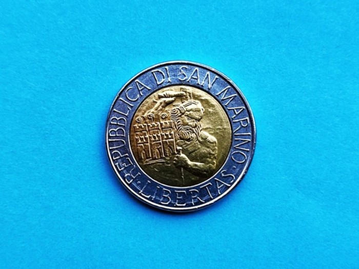 500 Lire 1994 San Marino-in realitate arata bine !!-RAR