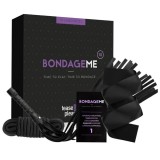 Set jocuri erotice Tease &amp; Please - BONDAGE ME, franghie, bici si bandana pentru acoperirea ochilor, 3 piese