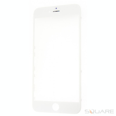 Geam Sticla iPhone 6 Plus, Complet, White foto