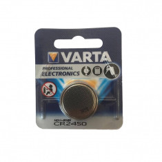 Baterie 3V CR 2450 pentru telecomanda auto, VARTA LITHIUM AllCars